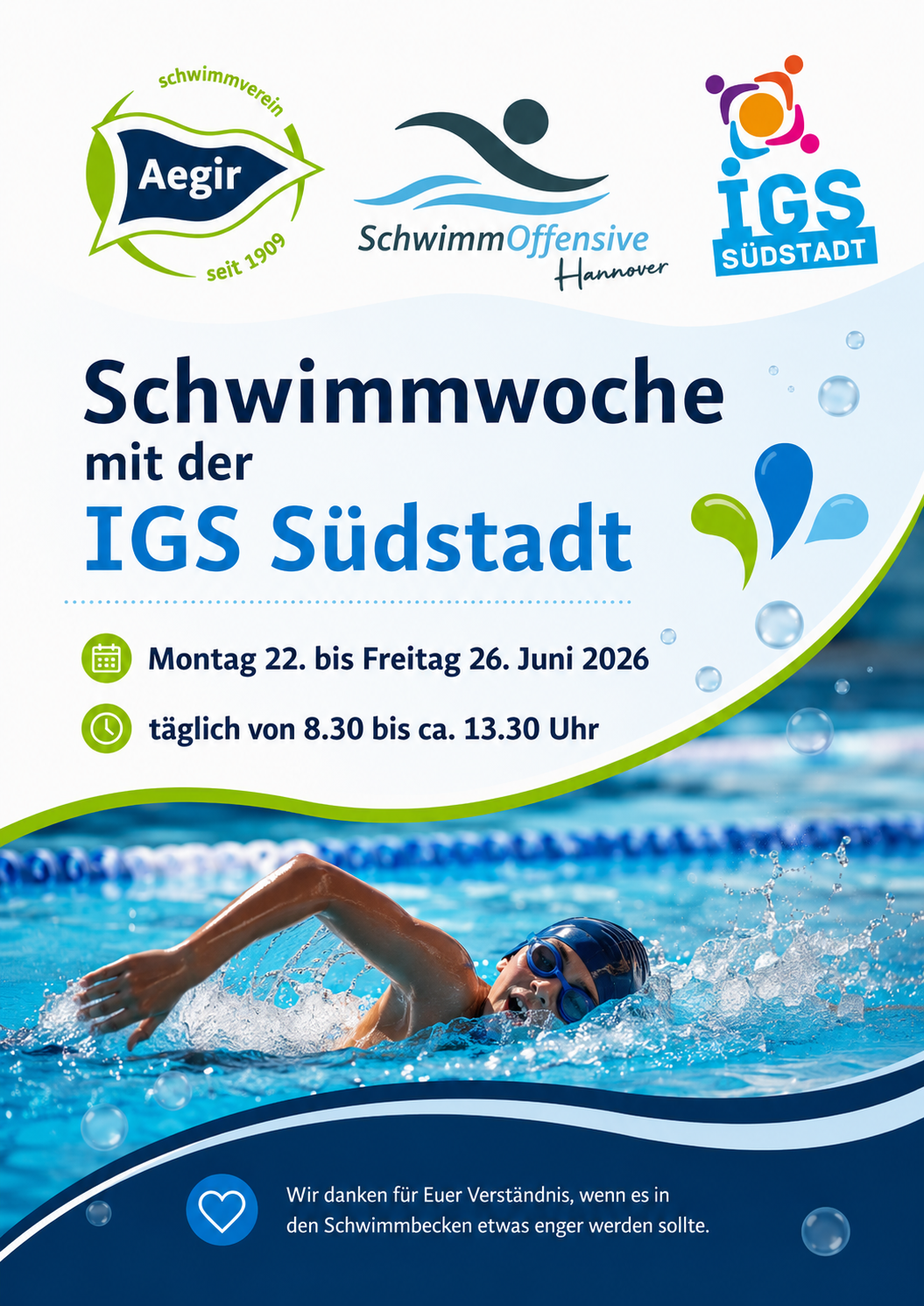 Mehr über den Artikel erfahren Aegir unterstützt IGS Südstadt auch 2026