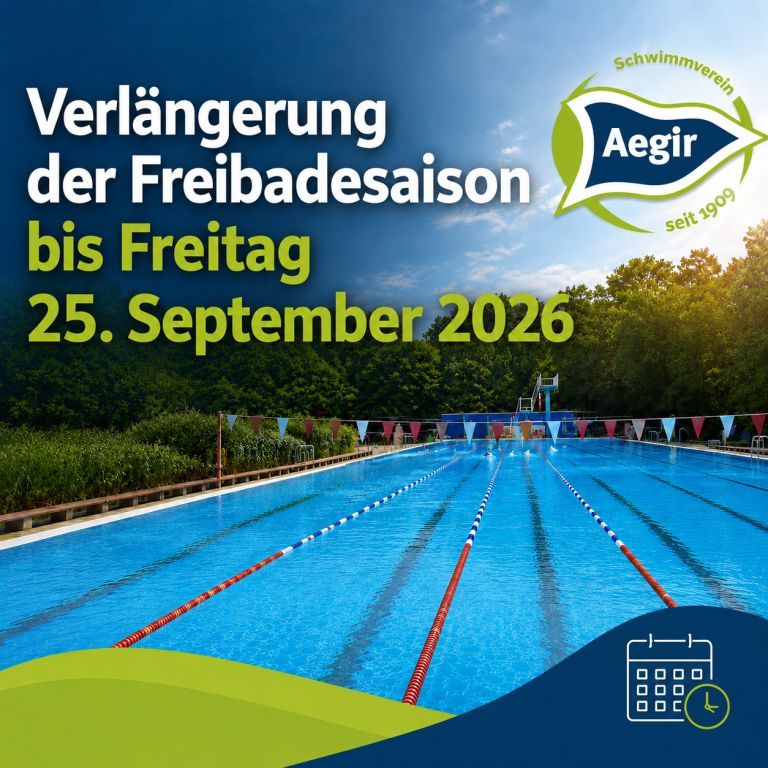 Mehr über den Artikel erfahren Verlängerung der Freibadesaison 2026 bis 25. September